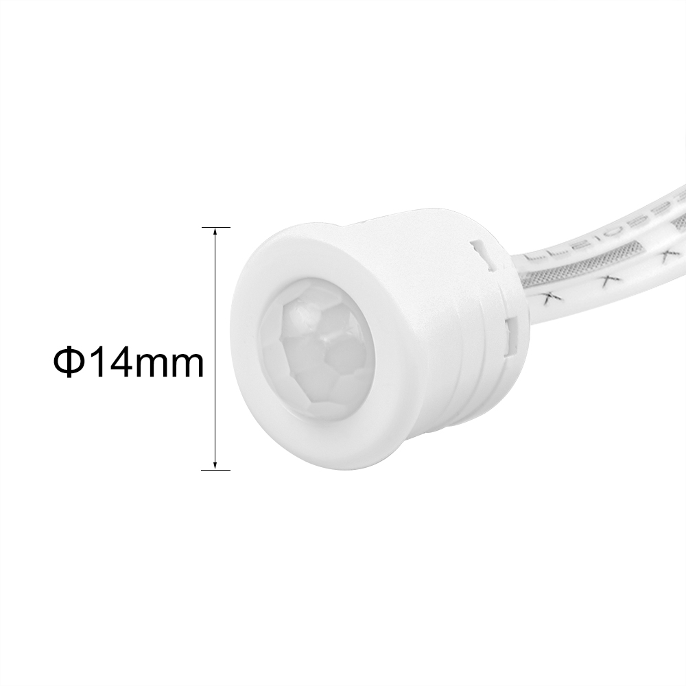 PIR2 DC12VDC24V 6A PIR Motion Sensor delay time 35S,Sensor Switch